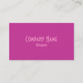Red Violet Business Card Visitenkarte