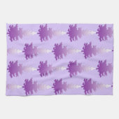 Red-Violet Evergreen Tree Geschirrtuch (Horizontal)