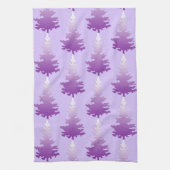 Red-Violet Evergreen Tree Geschirrtuch (Vertikal)