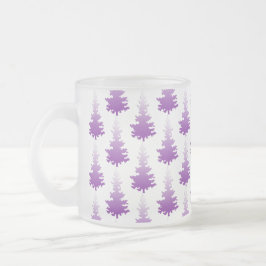 Red-Violet Evergreen Weihnachtsbaum Mattglastasse
