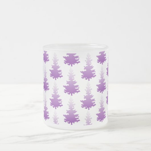 Red-Violet Evergreen Weihnachtsbaum Mattglastasse (Mittel)