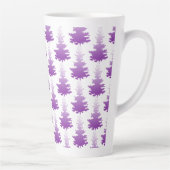 Red-Violet Evergreen Weihnachtsbaumen Milchtasse (Rechts)