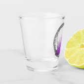 Red-Violet Evergreen Weihnachtsbaumen Schnapsglas (Links)