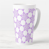 Red-Violet Snowflake Milchtasse (Rechte Ecke)