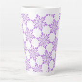 Red-Violet Snowflake Milchtasse (Vorderseite)