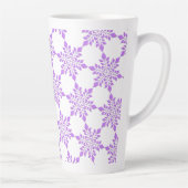 Red-Violet Snowflake Milchtasse (Rechts)