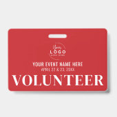 Red Volunteer Ausweis (Vorderseite)