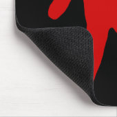 Red Voodoo Doll Mousepad (Ecke)