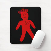 Red Voodoo Doll Mousepad (Mit Mouse)