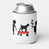 Red Wagon Niedliche Ziege und Kinder Tasche MaGoat Dosenkühler (Kanne Rückseite)