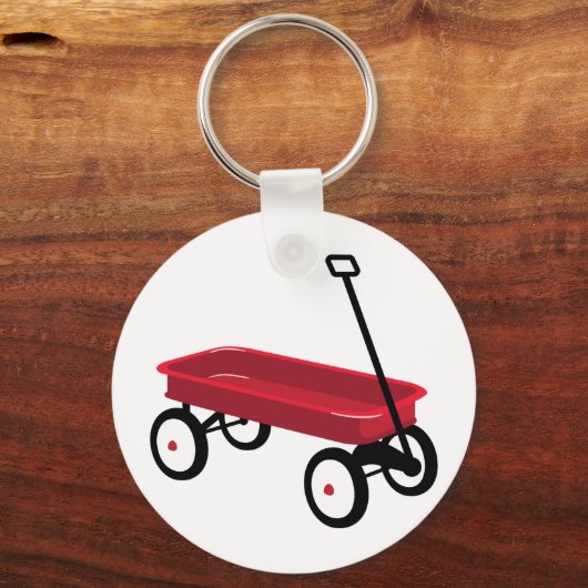 Red Wagon Schlüsselanhänger (Vorderseite)