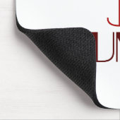 RED WALK JOG RUN (Schriftart CHUNKY) Mousepad (Ecke)