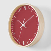 Red Wall Clock Uhr (Winkel)