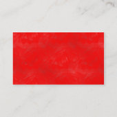 Red Wash Visitenkarte (Rückseite)
