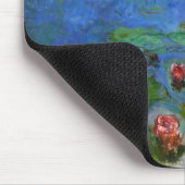 Red Water Lilies, Claude Monet Mousepad (Ecke)