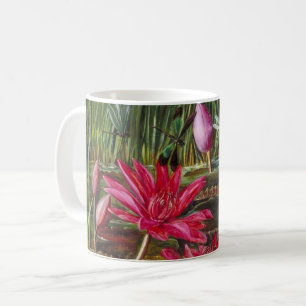 Red Water Lily of India - Marianne North Kaffeetasse