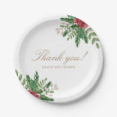 Red Watercolor Baby Shooting Paper Teller (Vorderseite)