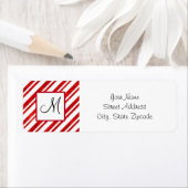 Red Watercolor Candy Cane Streifen (Insitu)