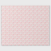 Red Watercolor Nutcracker Weihnachtswrapping Papa Geschenkpapier (Flach)