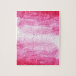Red Watercolor Ombre Puzzle