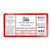 Red Watercolor Strawberry Scented (Vorne)