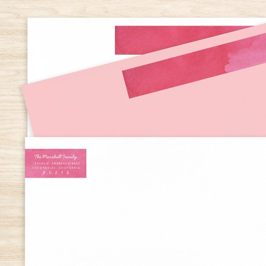 Red Watercolor Weihnachten