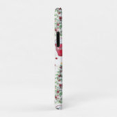 Red Watercolor Weihnachten Musiknoten Case-Mate iPhone Hülle (Hinten/Rechts)