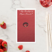 Red Waterdrop Küchentücher Serviette (Beispiel)