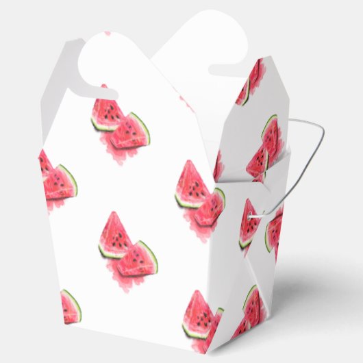 Red Watermelon Favor Box Geschenkschachtel (Geöffnet)