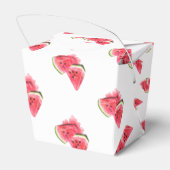 Red Watermelon Favor Box Geschenkschachtel (Rückseite)