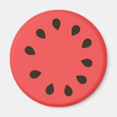 Red Watermelon Fruit Magnet (Vorne)