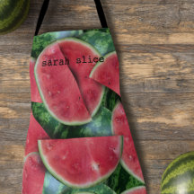 Red Watermelon Fruit Slice Küche Schürze