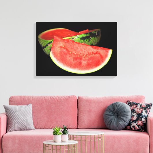 Red Watermelon Leinwanddruck (Insitu (Wohnzimmer))