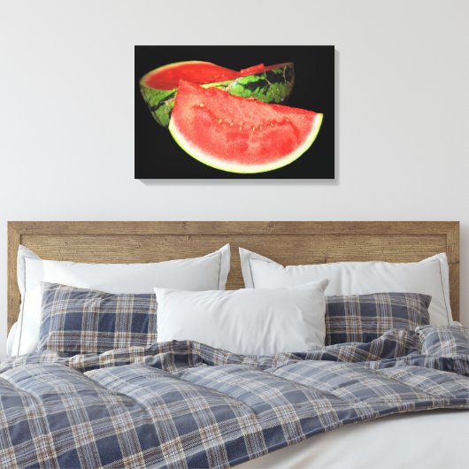 Red Watermelon Leinwanddruck (Insitu (Schlafzimmer))