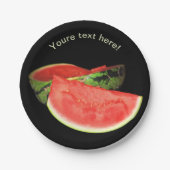 Red Watermelon Pappteller (Vorderseite)