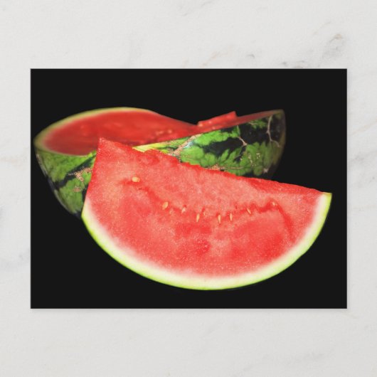 Red Watermelon Postkarte (Vorderseite)