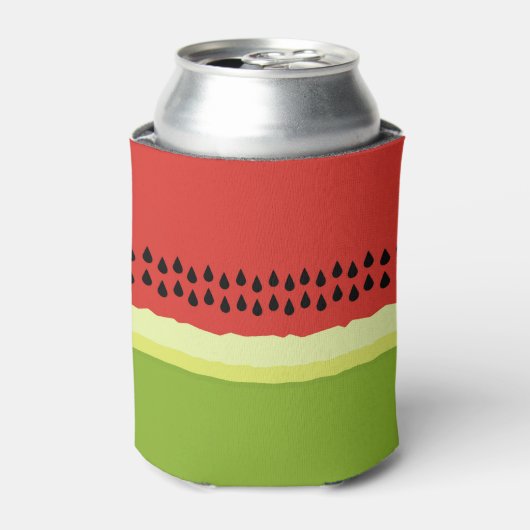Red Watermelon Slice Can Coolers Dosenkühler (Kanne Vorderseite)