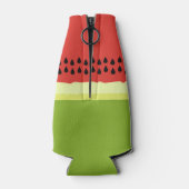 Red Watermelon Slice Flasche Cooler Flaschenkühler (Rückseite)