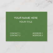 Red Watermelon Slice Fruit Visitenkarte (Rückseite)