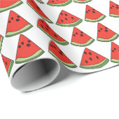 Red Watermelon Slices  Geschenkpapier (Rolleneckpunkt)
