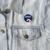 RED WAVE 2022 Midterm Elections USA Button (Beispiel)