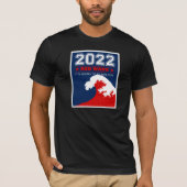RED WAVE 2022 Midterm Elections USA T-Shirt (Vorderseite)