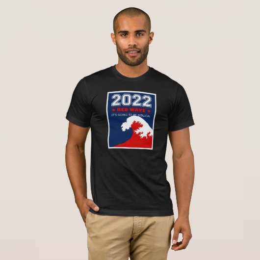 RED WAVE 2022 Midterm Elections USA T-Shirt (Vorne ganz)