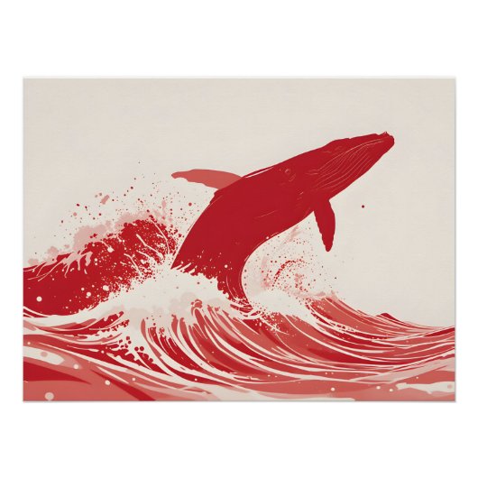 Red Wave Breach Poster (Vorderseite)