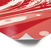Red Wave Breach Poster (Ecke)