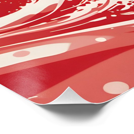 Red Wave Breach Poster (Ecke)