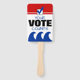 Red Wave oder Blue Wave Ihre Stimme zählt #Electio Fächer