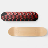 Red Waves Skateboards (Horizontal)