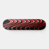 Red Waves Skateboards (Horizontal)