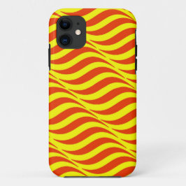 Red Waves Yellow Sky Case-Mate iPhone Hülle